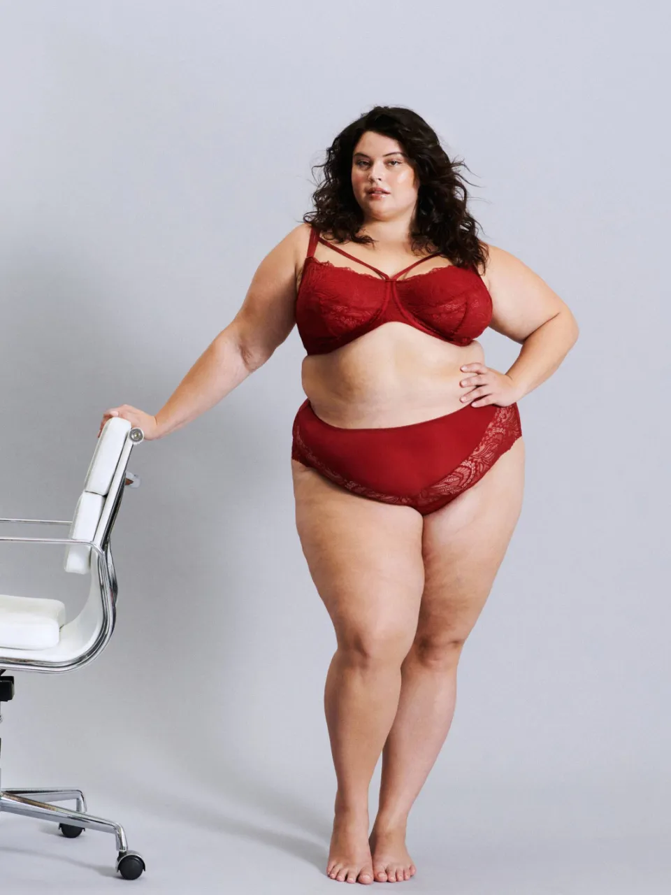 Zizzi Plus beugel-bh rood