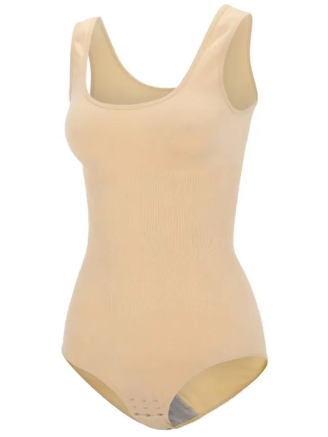 Jonyx Bodysuit - Shapewear - Corrigerend ondergoed - Shaper - Corrigerende body dames - Elastisch - Beige - Jonyx Beige body
