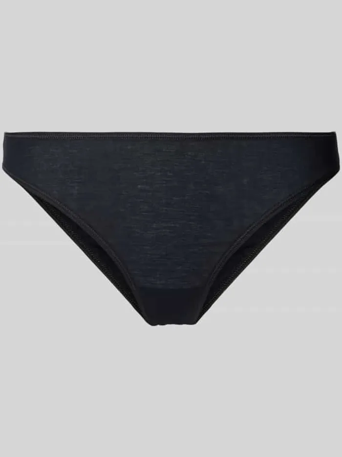 Hanro Slip met omzoomde boorden Zwart