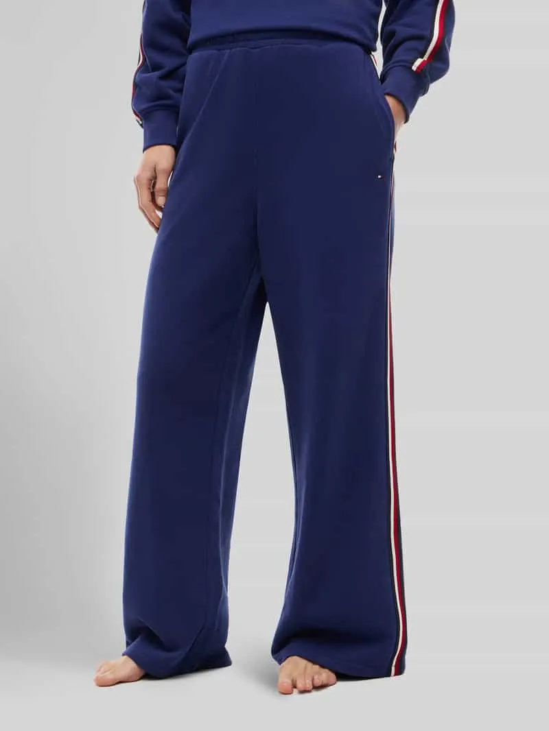 Tommy Hilfiger relaxed fit lounge-broek van puur katoen blauw, foto 4