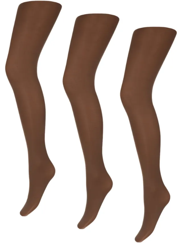 Marianne Dames Microfiber Panty - 60 Denier - 3-Pack - Mink