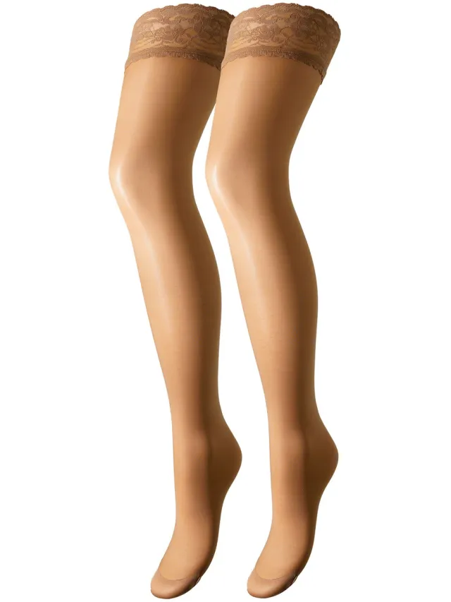 Trasparenze Panty’s/Kousen Trasparenze Autoreggente 40 Denari Maddalena Bruin