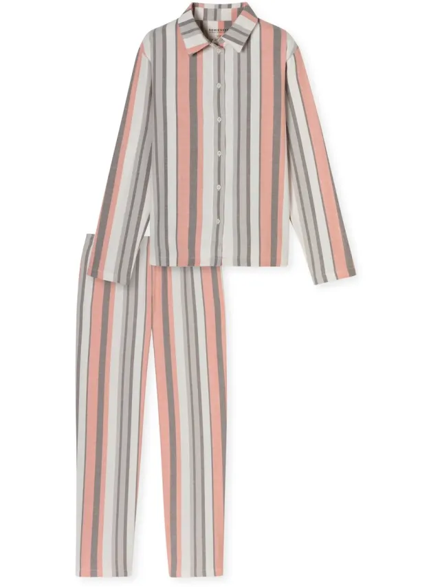 Schiesser Pyjama dames - strepen multicolour - Modern Nightwear - 38 multicolour 3