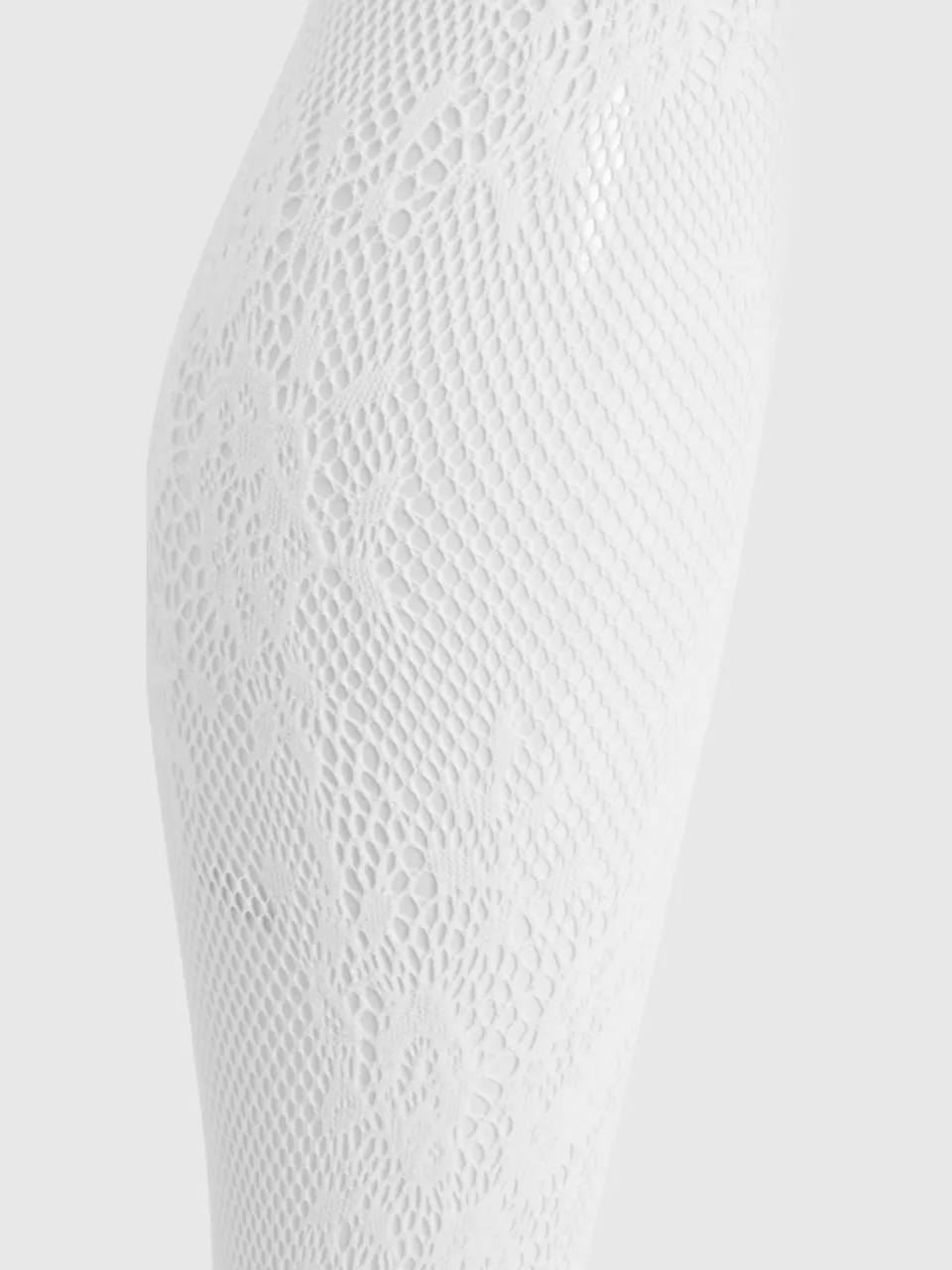boohoo Dames Witte bloemige kant visnetpanty's, foto 3