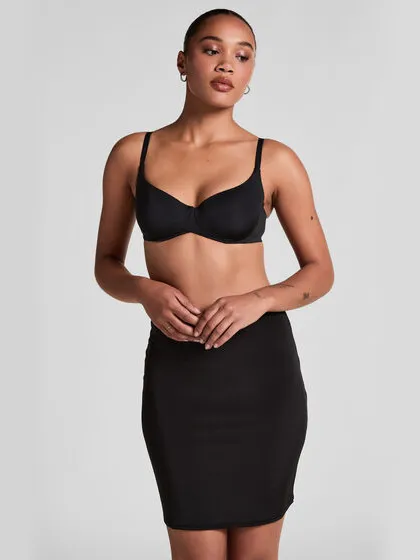 Hunkemöller Gladmakende onderrok Zwart
