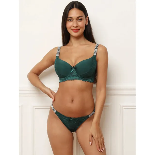 La Modeuse gewatteerde bh groen