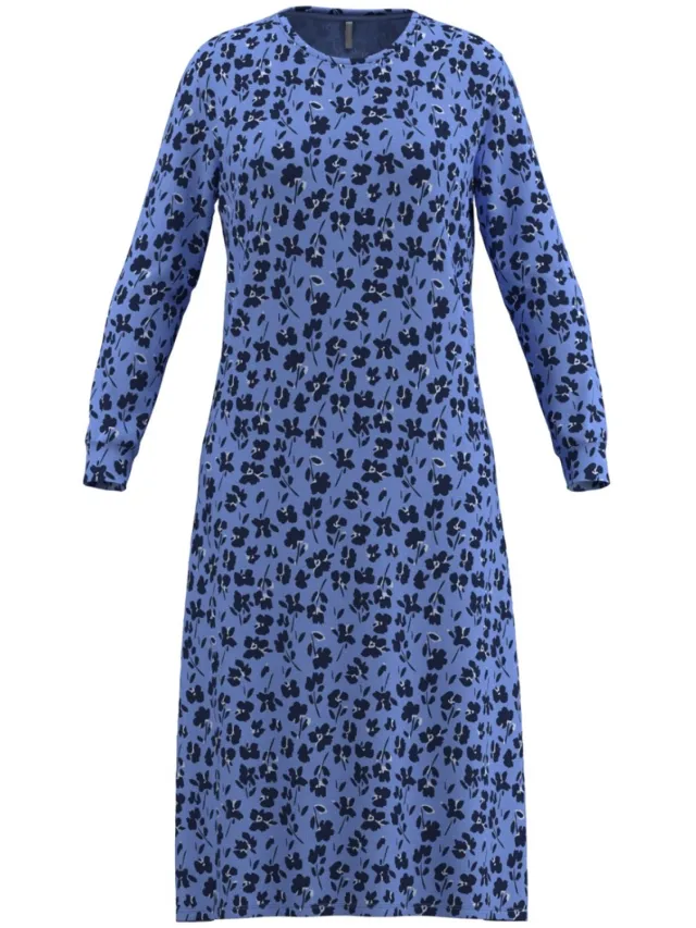 Götzburg Gotzburg dames Nachthemd 250332 625 Blau motief