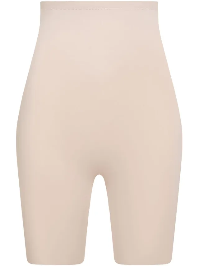 Susa Hoge corrigerende broek met pijpjes Shapewear zand