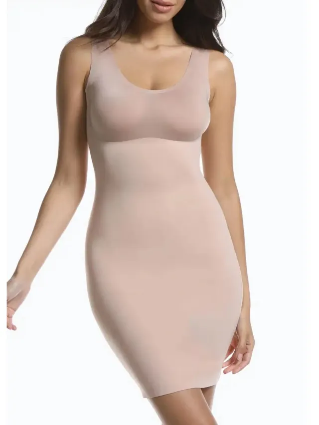 MAGIC Bodyfashion Tone Your Body Tank Dress Dames Corrigerend ondergoed - Black