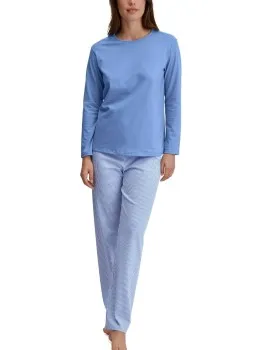 Calida Lovely Nights Pyjamas Versch.kleure/Patroon,Blauw,Rood,Wit