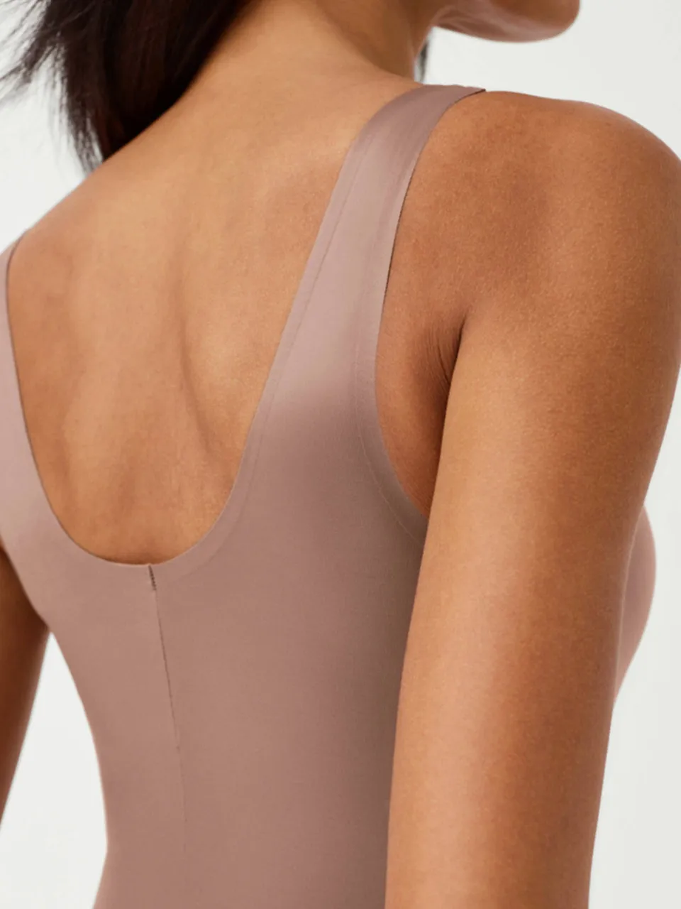 SPANX SPANXshape™ Invisible seamless medium corrigerende Tank Panty body donkerbeige, foto 7