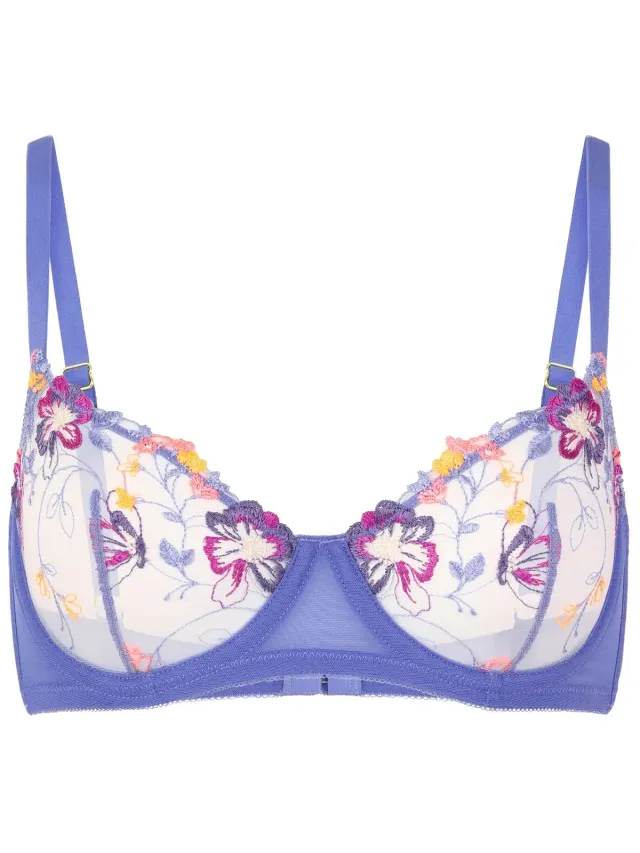 Huit Borduur balconette beha met beugels voor dames Huit La Vie Est Belle hemel
