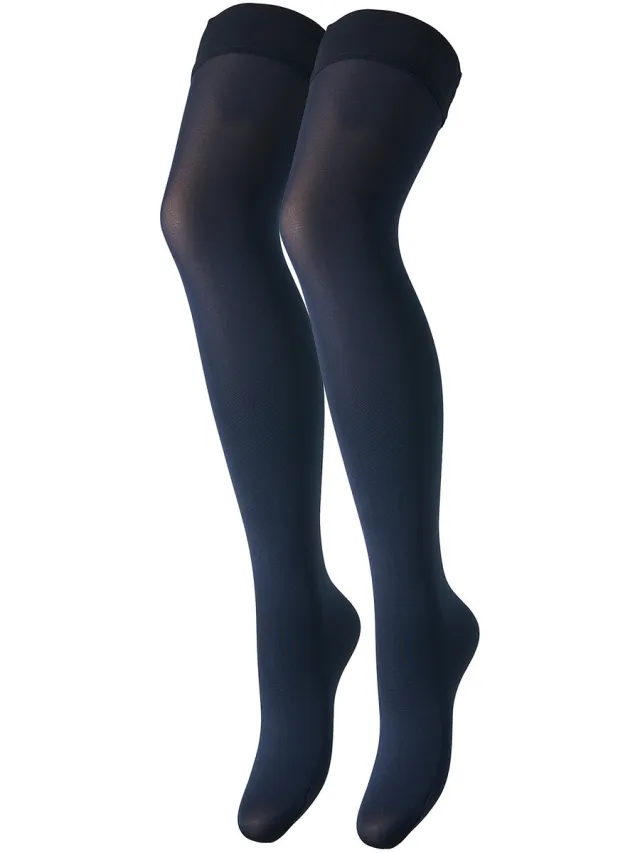 Trasparenze Panty’s/Kousen Trasparenze Autoreggente 70 Denari Miranda Blauw