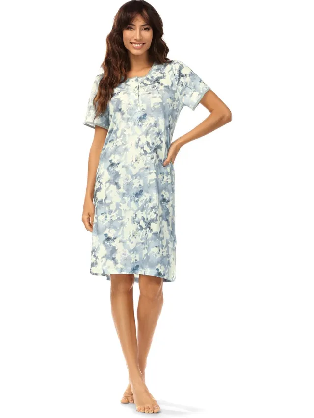 Comtessa Ascafa Nachthemd 'Awaking Desire' - Blauw - 100cm