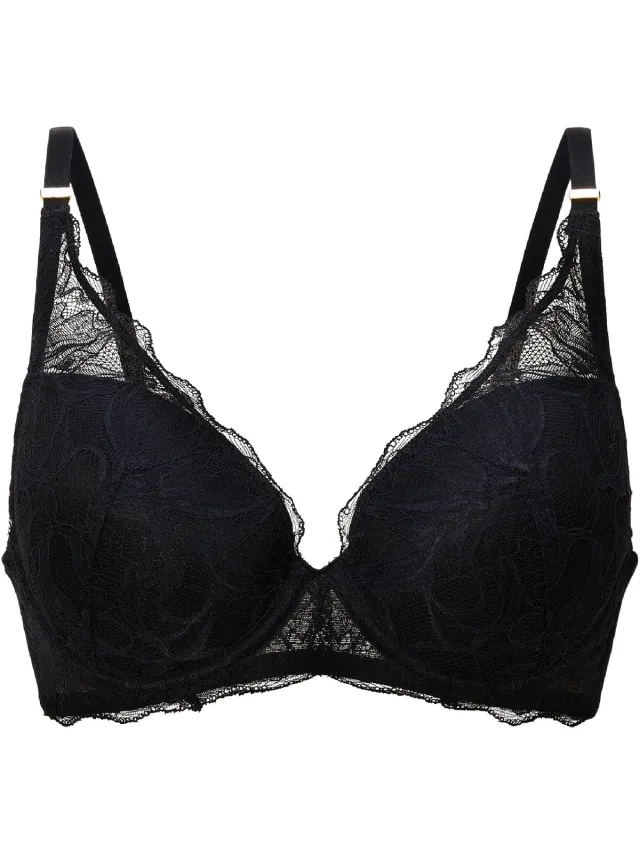 LingaDore Triangel BH Voorgevormd Zwart