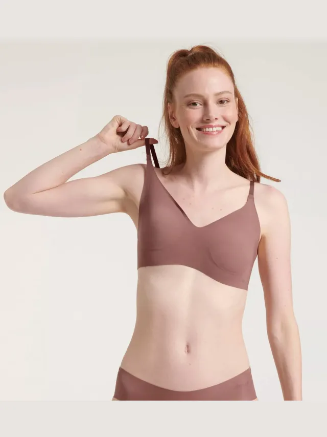 Sloggi Women ZERO Microfibre 2.0 Bralette - bralette - bruin