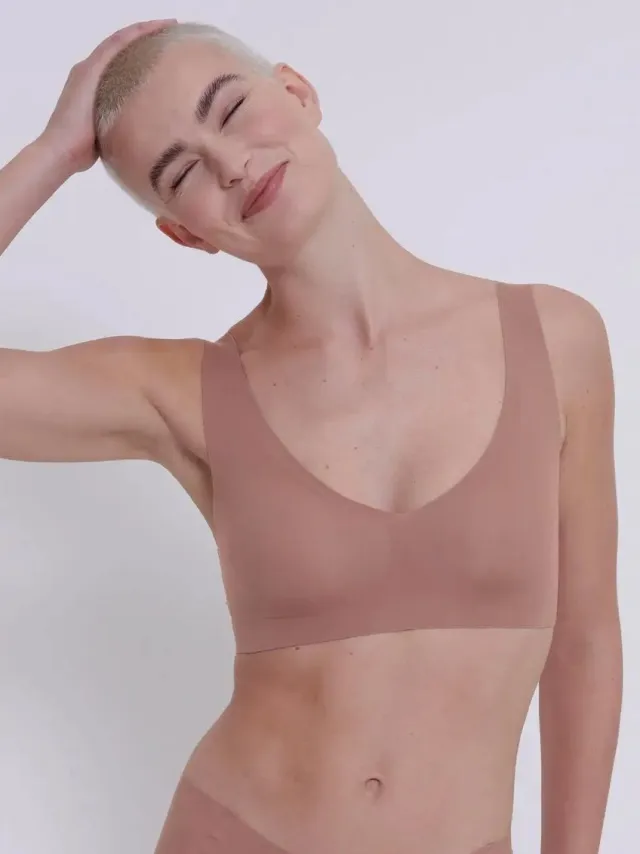 Sloggi ZERO Feel 2.0 Bralette Dames Beha - CACAO Bruin