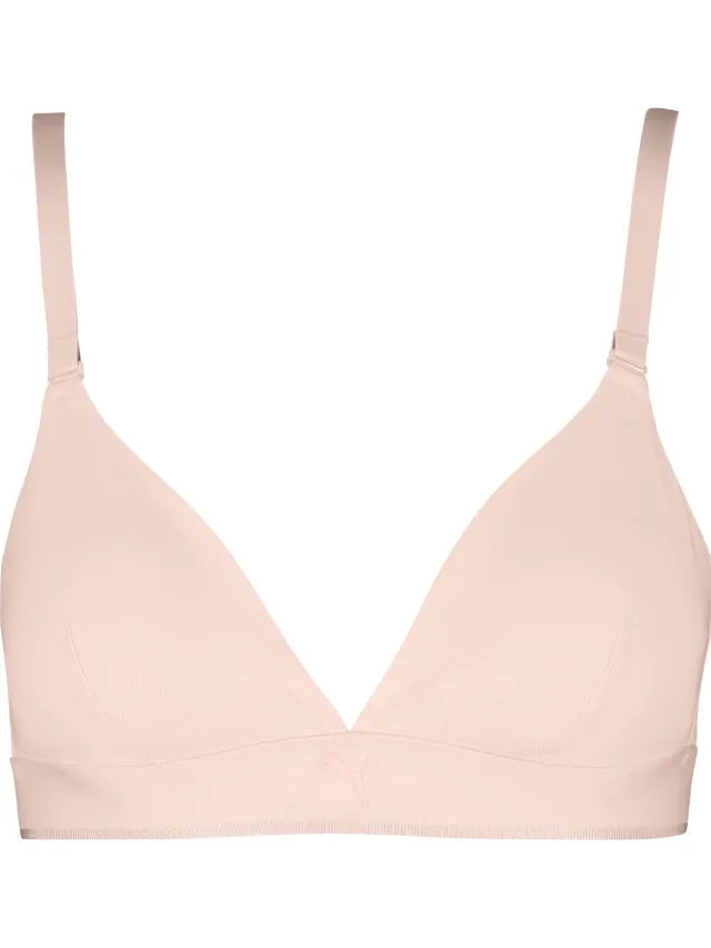 Puma Dames BH-top met vulling - Triangle - 1 P Roze