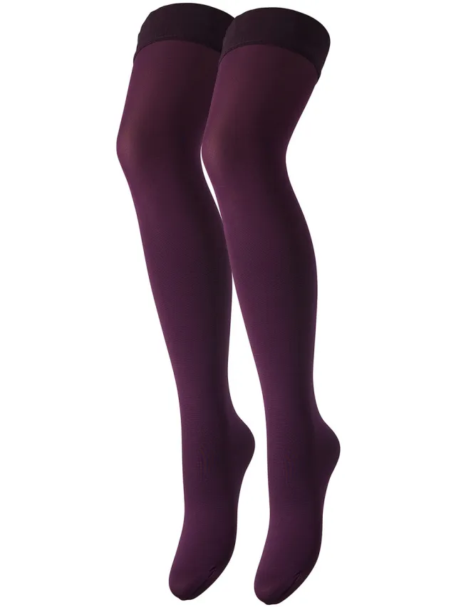 Trasparenze Panty’s/Kousen Trasparenze Autoreggente 70 Denari Miranda Violet