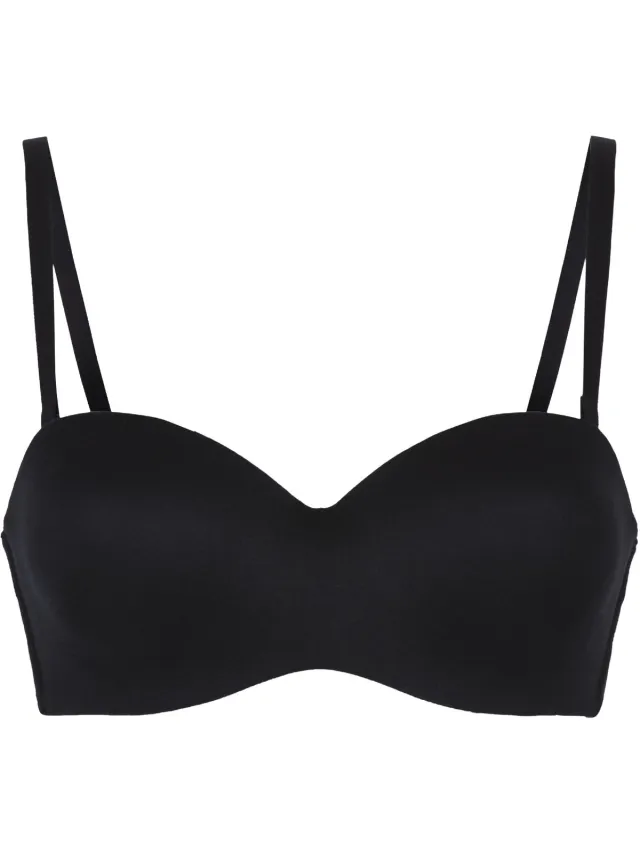 LingaDore DAILY Essentials Strapless BH memory foam Zwart