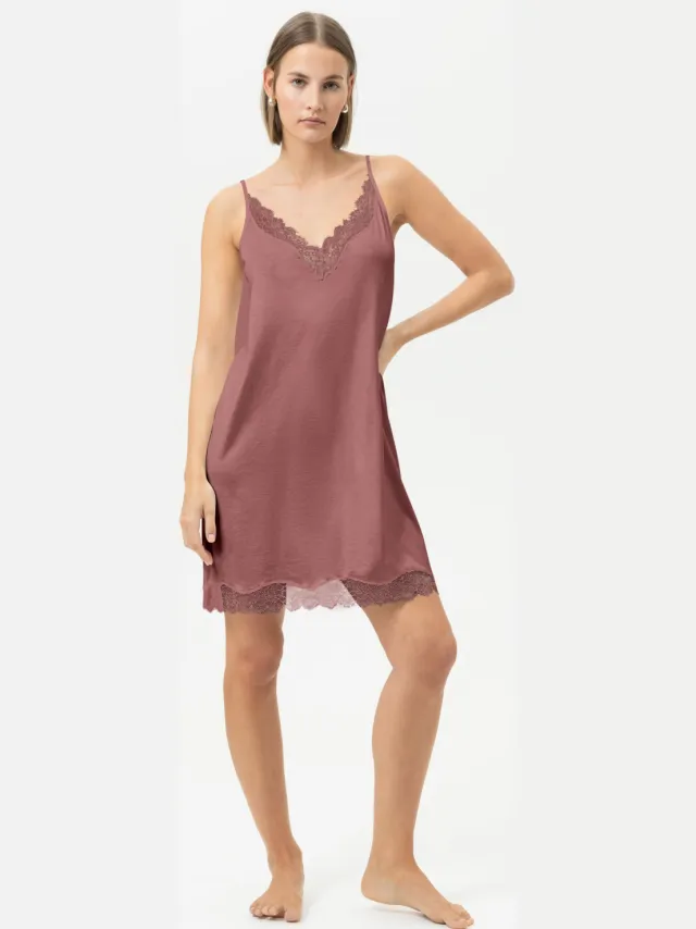 Mey Negligé Serie Pure Shine Lace Java rood