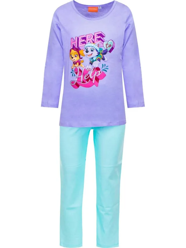 PAW Patrol pyjama - lila/mintgroen - maat 98 (3 jaar)