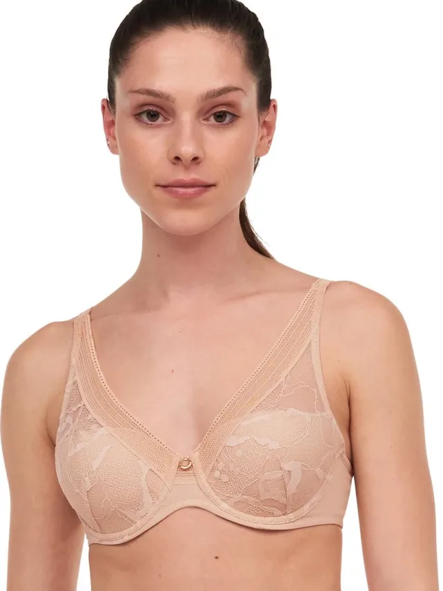 Chantelle True Lace – BH Plunge Spacer – C11M20 – Golden Beige - E85/100