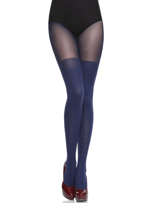 Merry Style Dames Panty - 60 DEN - Halsterloos - Polyamide - MS-GB-332 - Granaat