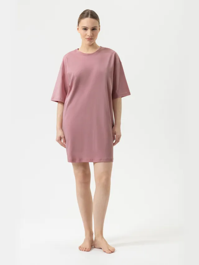 Mey Bigshirt korte mouw Serie Flower Bed Bridal Rose roze