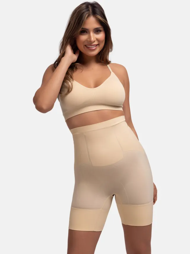 Dorina high waist corrigerende short Absolute Sculpt beige, foto 5