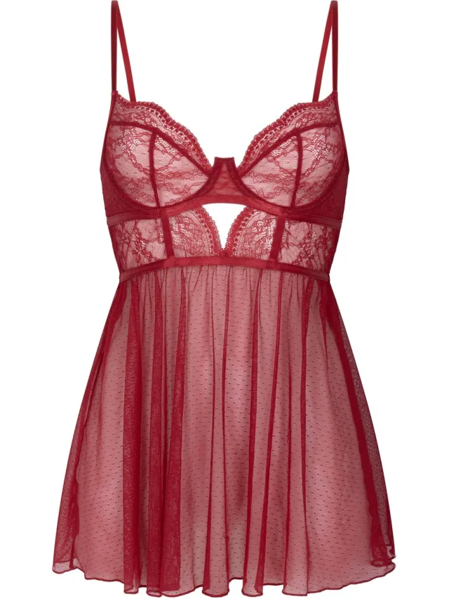 Hunkemöller Isabelle Babydoll Rood