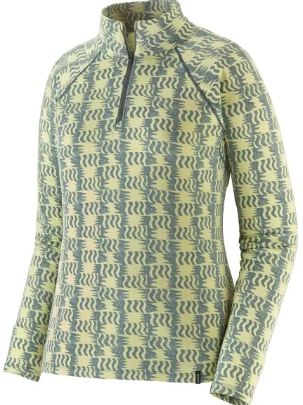 Patagonia Capilene Midweight Zip-Neck thermoshirt olijfgroen