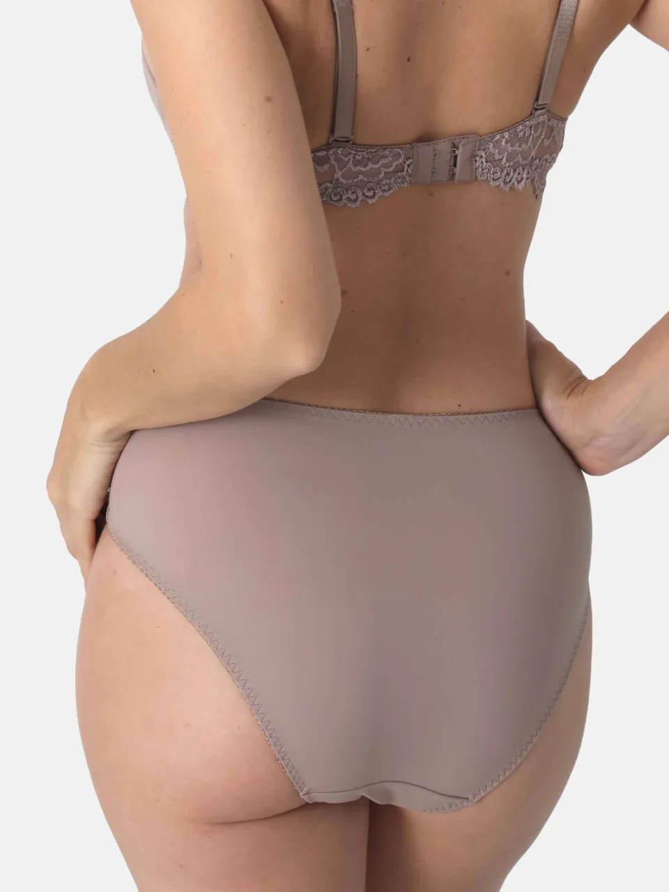 Sassa Mode Classic Lace maxislip taupe, foto 5