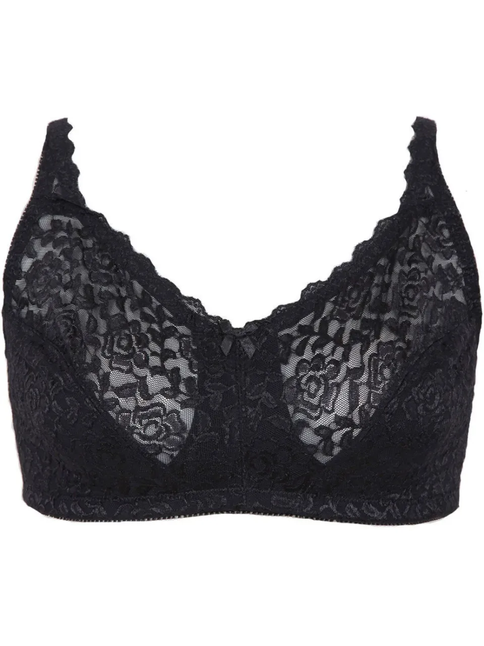 Yours Kanten Bh Zonder Beugel In Zwart Bestsellersize 100L, foto 2