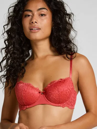 Hunkemöller Voorgevormde beugel bh Marine Rood
