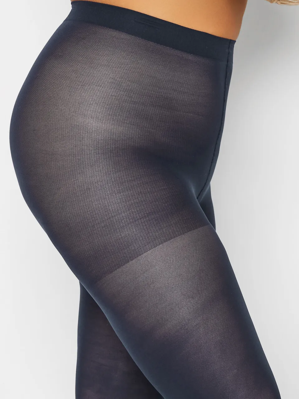 Yours 50 Denier Panty In Donkerblauwsize 50-54 blauw, foto 3