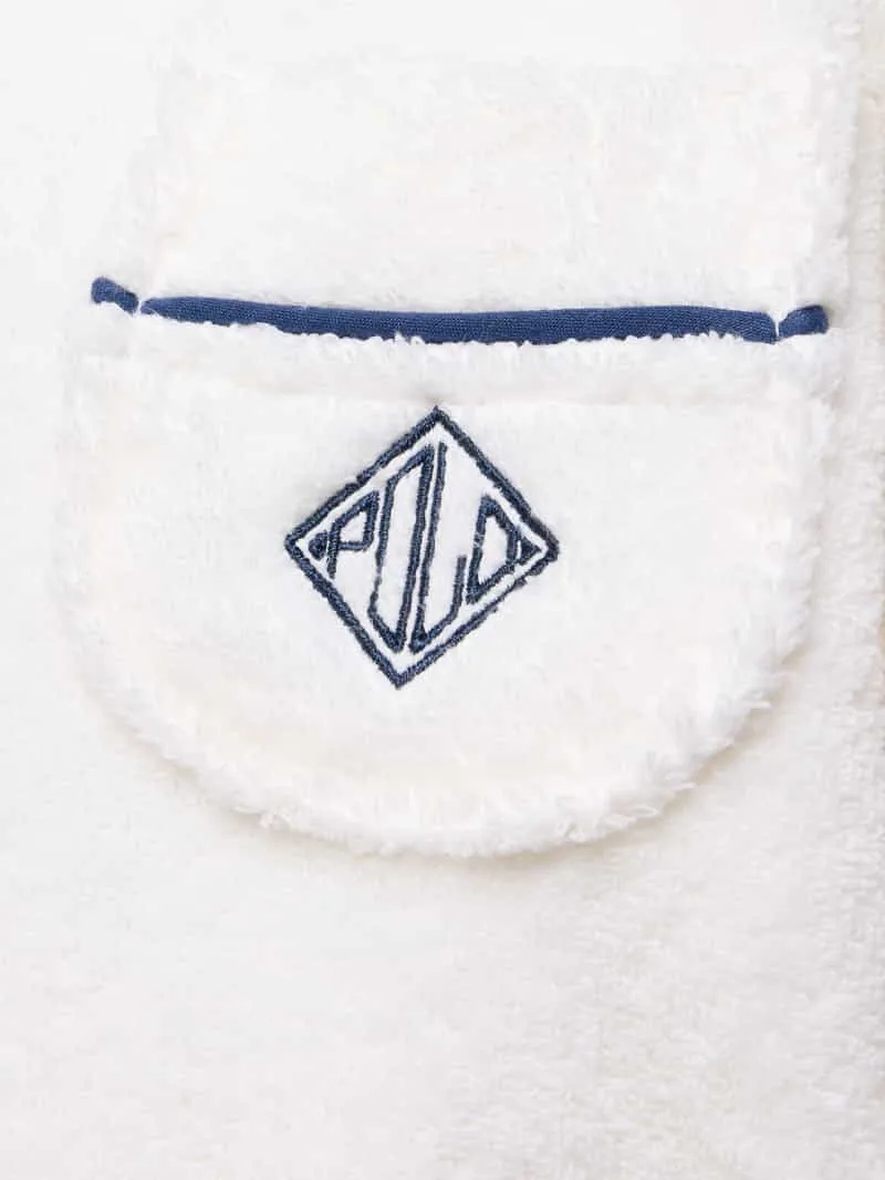 Polo Ralph Lauren Badjas met reverskraag wit, foto 2