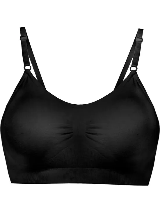MAGIC Bodyfashion BH Comfort Bra with Spaghetti Straps - XL - Black