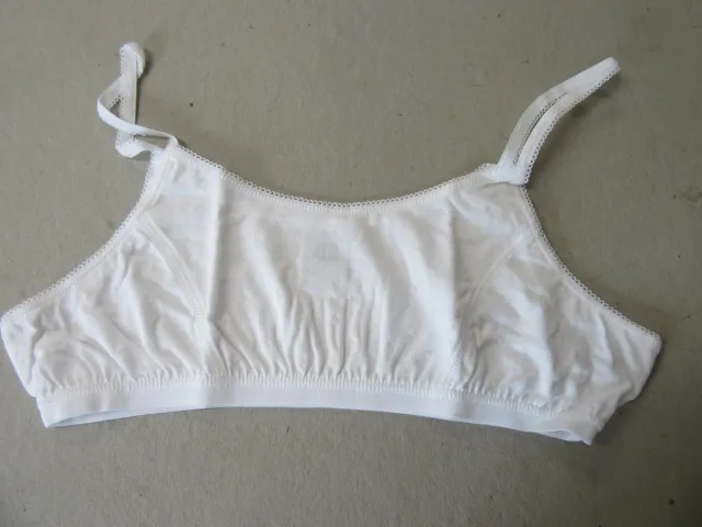 Petit Bateau Meisje - Topje - Wit met witte stip - 12 jaar 152