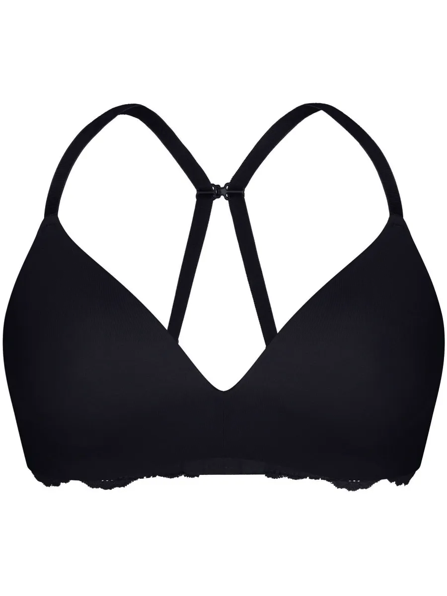 Sassa Mode voorgevormde bh zonder beugel Classic Lace zwart, foto 3