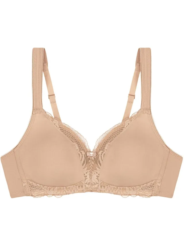 Triumph Bügelloser BH Modern Lace+Cotton Beige