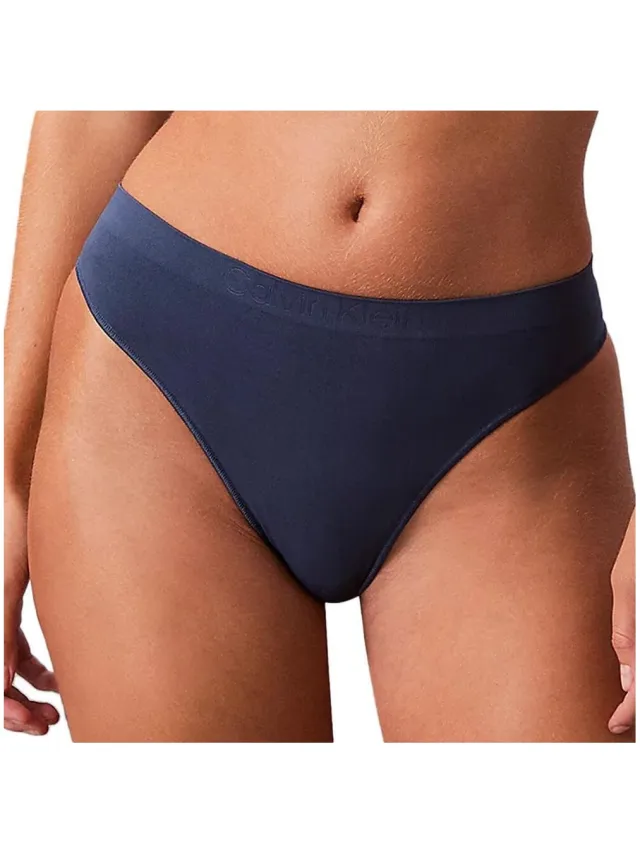 Calvin Klein Tanga's Calvin Klein Jeans Thong Blauw