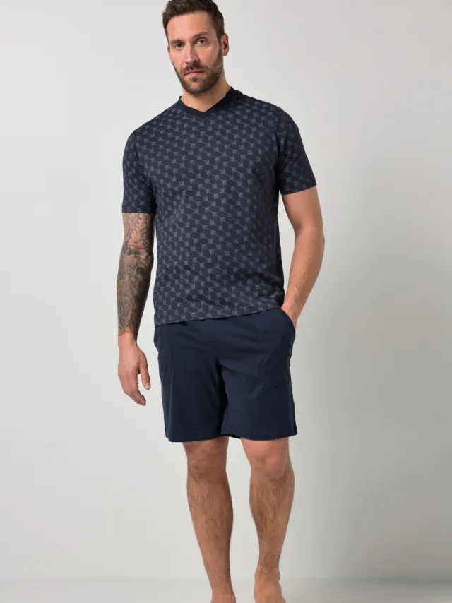 JP1880 Regular Fit pyjama donkerblauw