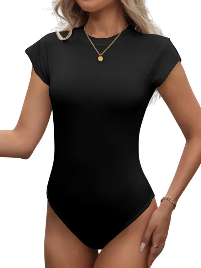 Nivard Bodysuit Dames - Jumpsuit - Corrigerend Ondergoed - Body plunge - Lingerie - Setje Vrouwen - Zwart