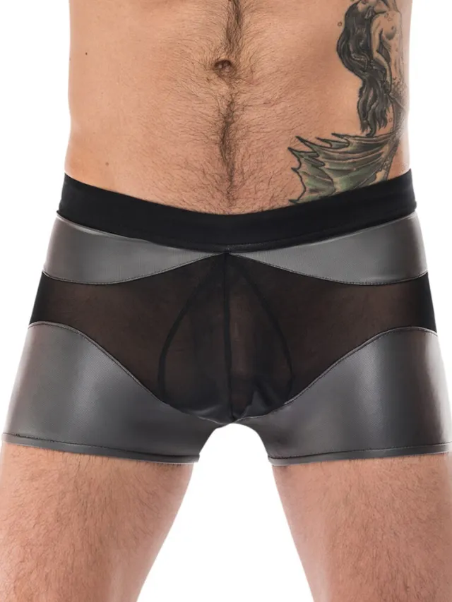 Male Power Shorts - L - Grijs