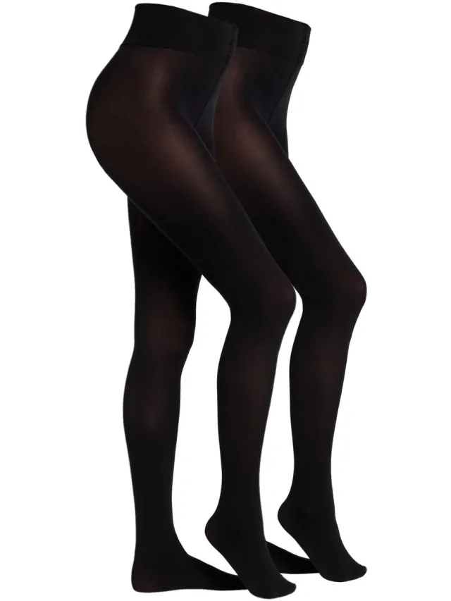 Camano , Matte panty, 80 den, ondoorzichtige panty, alledaagse panty, basic panty, hoge kwaliteit. black