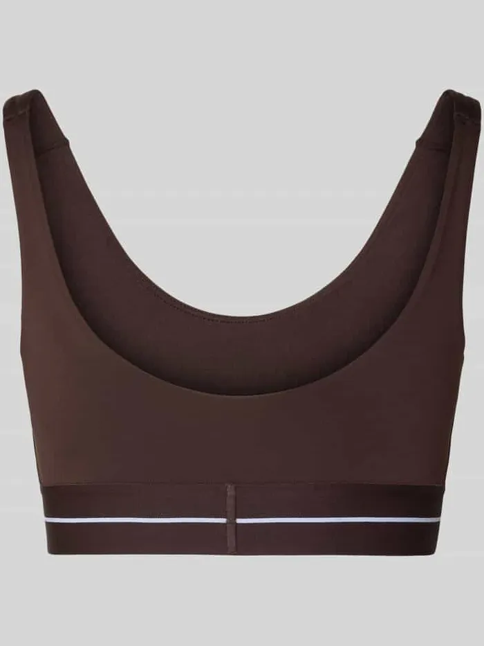 Adidas Bh met elastische band met logo donkerbruin, foto 3