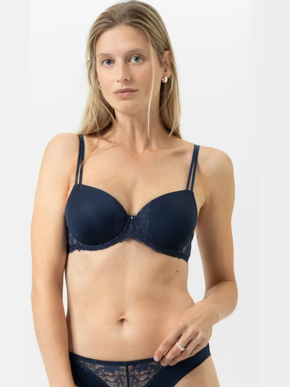 Mey Luxurious voorgevormde beugelbh donkerblauw blauw