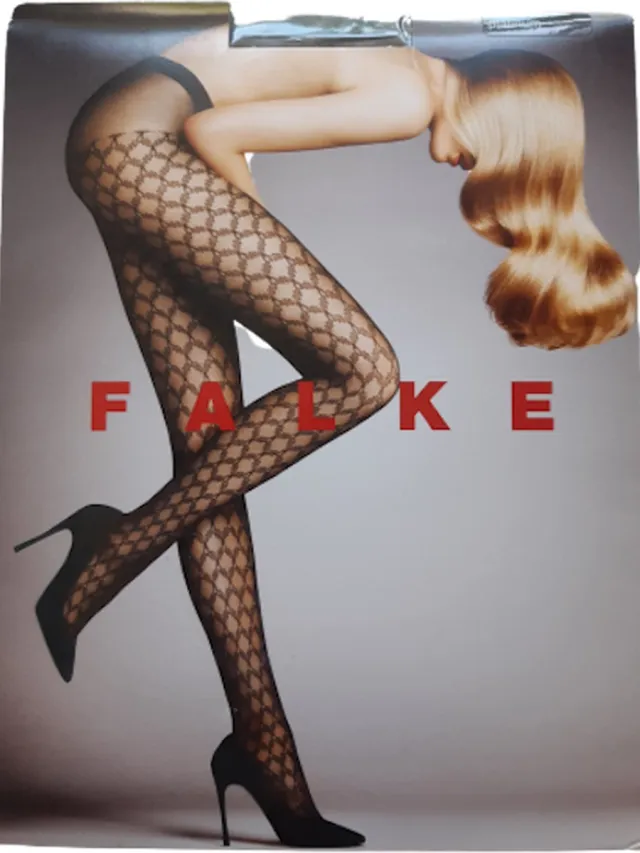 Falke fantasie 30 den panty maat M/L platinum