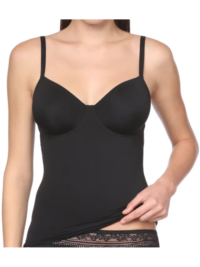 Nina von C. Nina von C BH hemdje met beugel zonder vulling - Secret shape - Zwart - Wit - Creme
